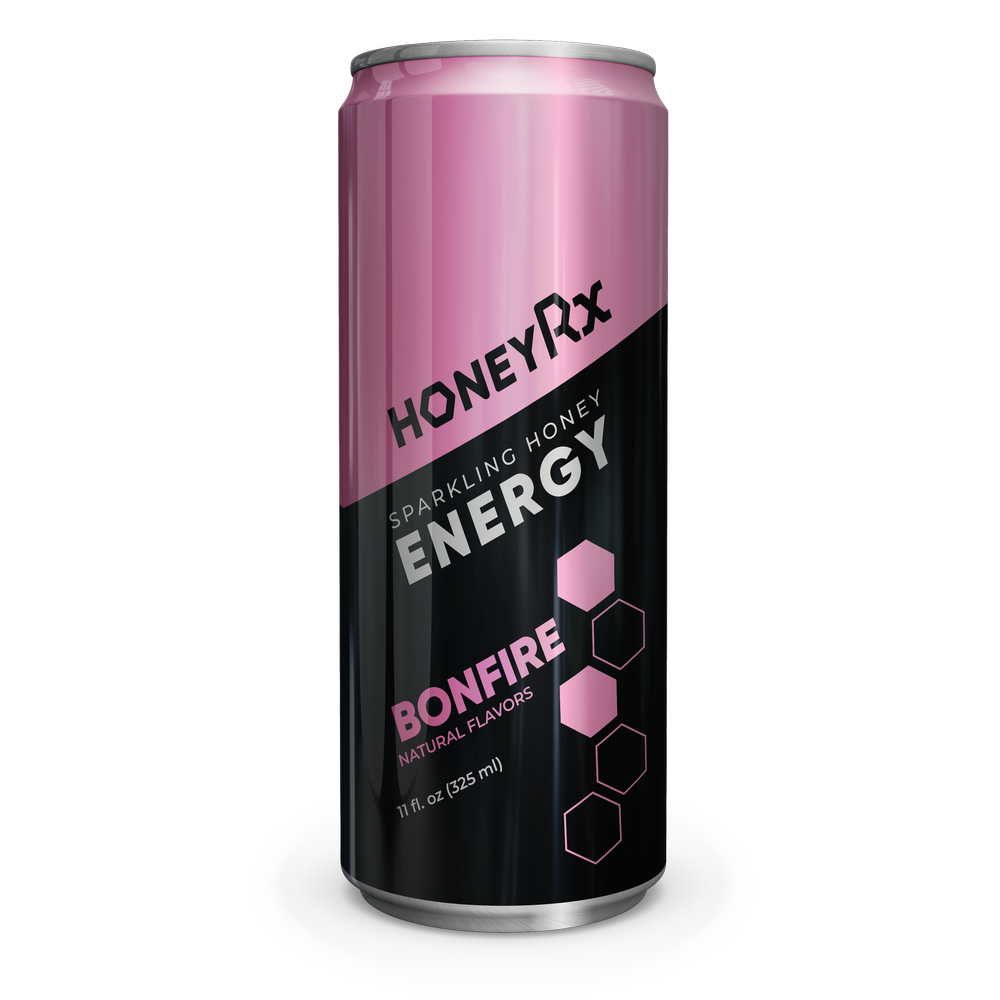 BONFIRE SOLAR HONEYRX - ENERGY DRINK - 24 PACK