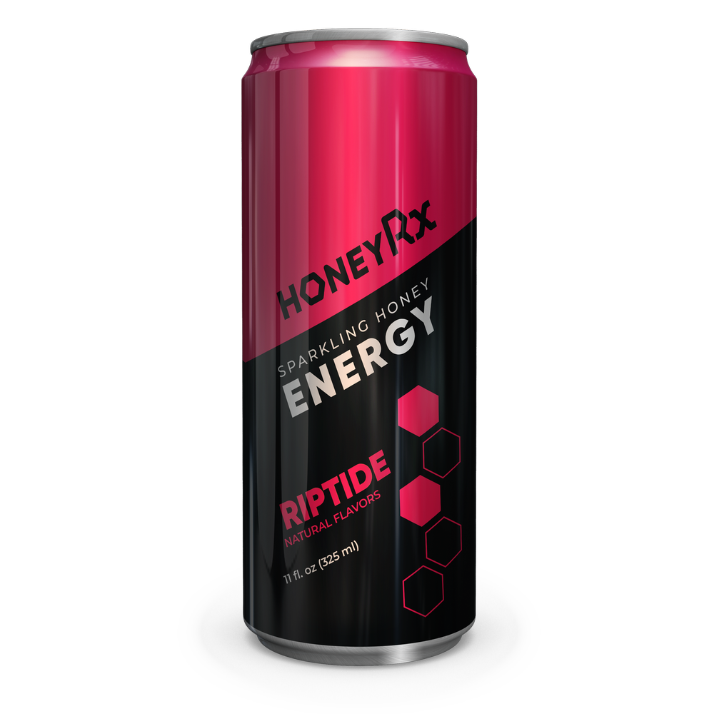 RIPTIDE HONEYRX - ENERGY DRINK - 24 PACK
